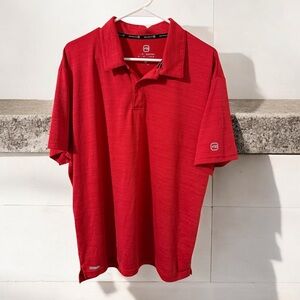 Free Country Vibrant Red Polo Shirt